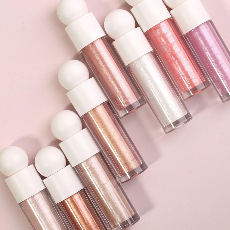 プライベートブランドフェアリーシマーリキッドハイライト防水ボディとフェイスハイライトDIYカラーロゴ