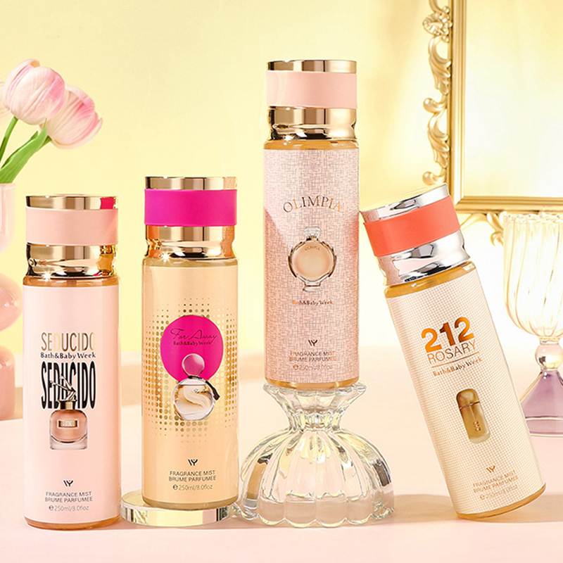 250 ミリリットルブランド香水スイートフローラル女性ボディスプレーボディミストパルファムデザイナー香水