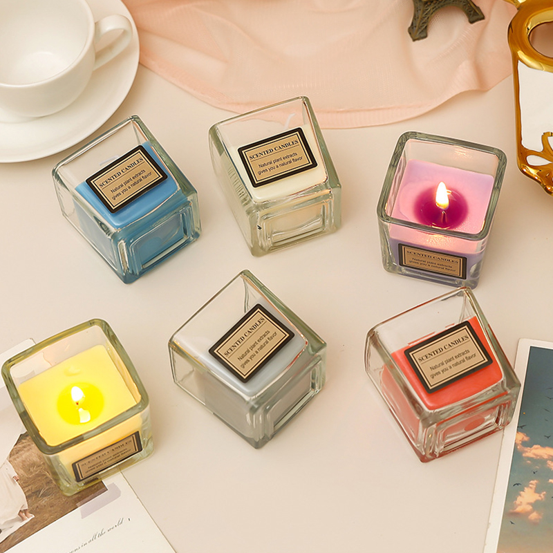 120 グラムフレグランスの香りのホーム香りキャンドル強い香り長持ちアロマセラピージャーキャンドル