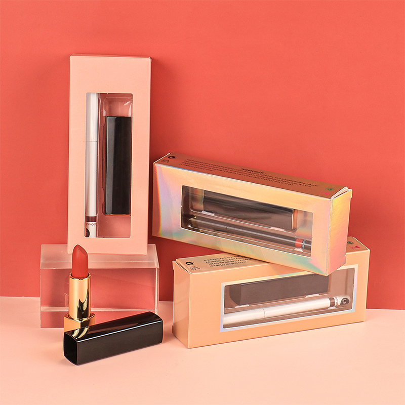 ロゴなしビーガン口紅マットベルベット口紅包装セット長期的な口紅リップライナーキット