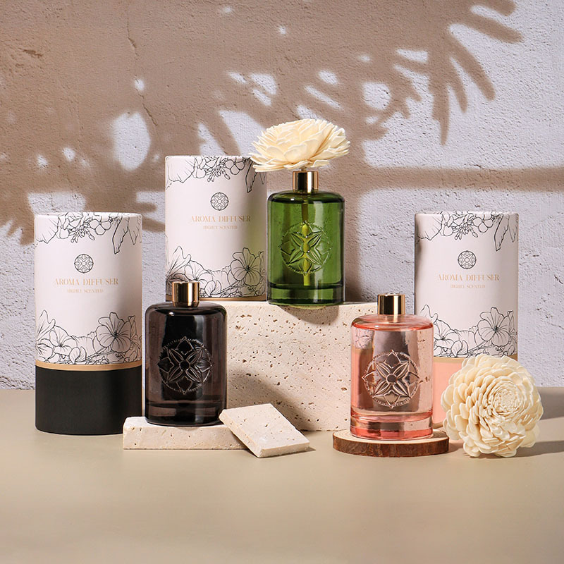 150 ミリリットルフレームレスアロマエッセンシャルオイルディフューザー屋内フレグランス籐の花の花束液体アロマセラピー装飾品アロマセラピー