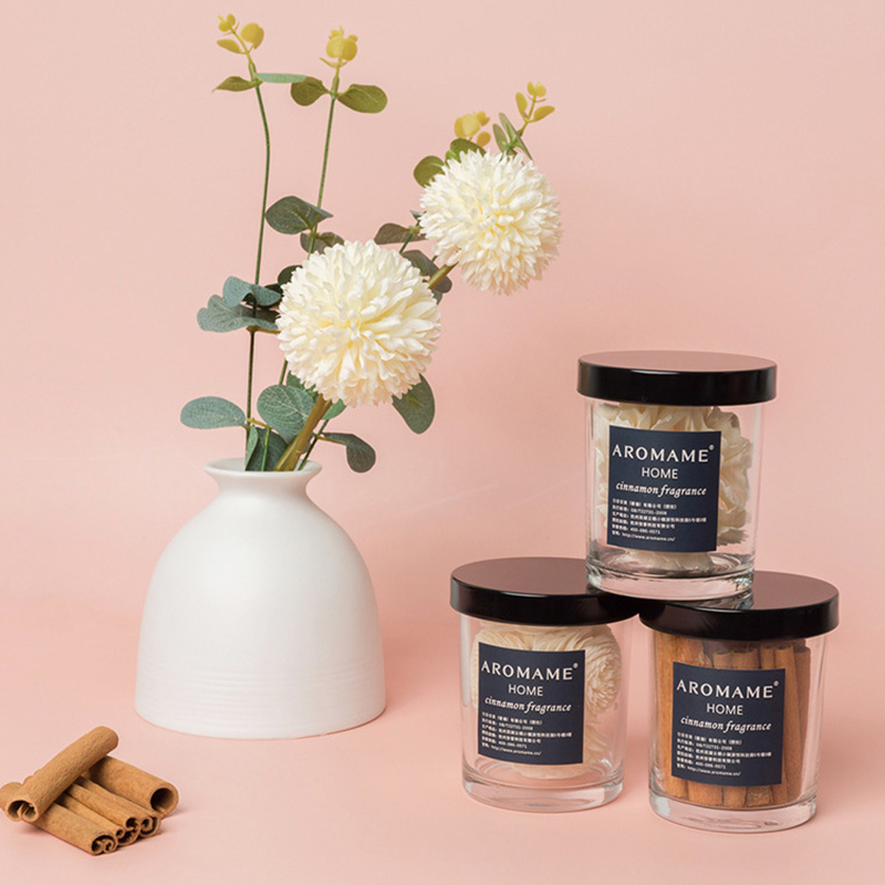 アロマディフューザー 消臭剤 ブリキ瓶 クリスタルストーン ドライフラワー シナモンディフューザー 芳香剤